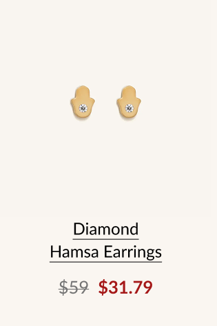 Diamond Hamsa Earrings