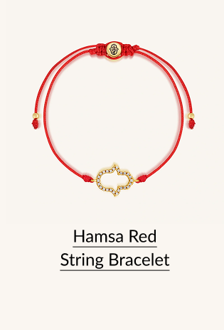 Hamsa Red String Bracelet