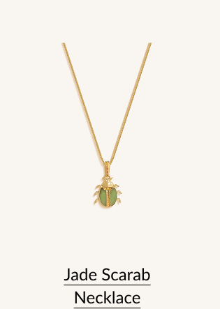 Jade Scarab Necklace