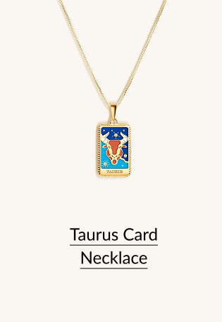 Taurus Card Necklace