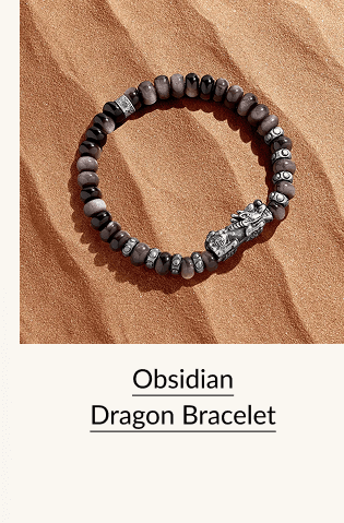 Obsidian Dragon Bracelet