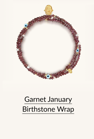 Garnet January Birthstone Wrap