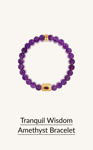 Tranquil Wisdom Amethyst Bracelet