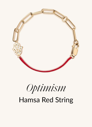 Optimism Hamsa Red String