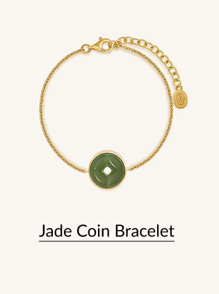 Jade Coin Bracelet
