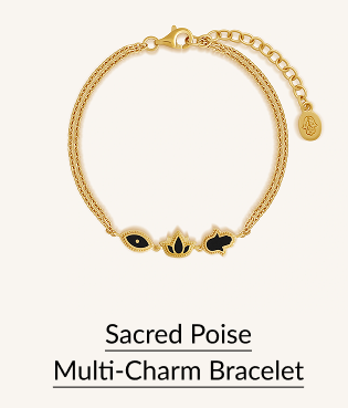 Sacred Poise Multi-Charm Bracelet