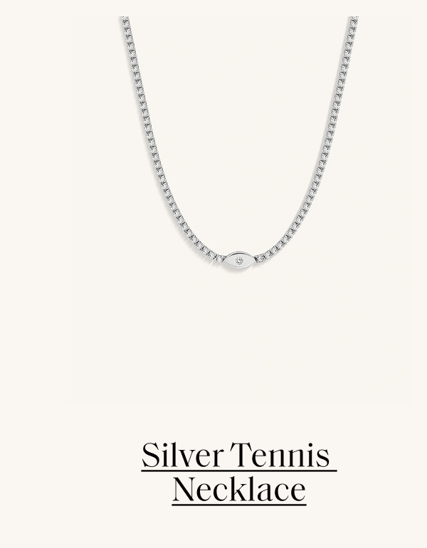 Silver Tennis Necklace