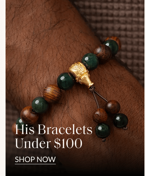 His Bracelets Under $100 SHOP NOW