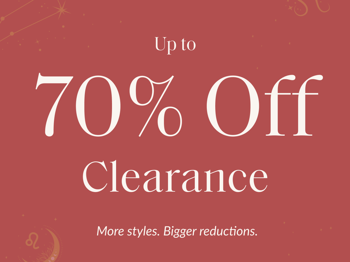 Up to 70% Off Clearance More styles. Bigger reductions.