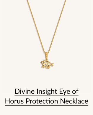 Divine Insight Eye of Horus Protection Necklace