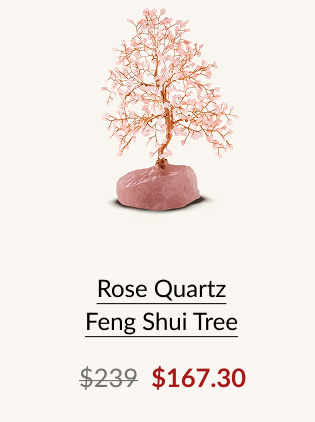 Rose Quartz Feng Shui Tree