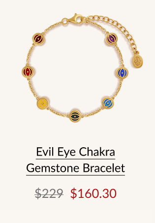 Evil Eye Chakra Gemstone Bracelet