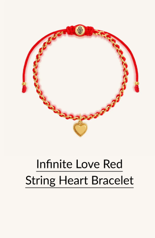 Infinite Love Red String Heart Bracelet