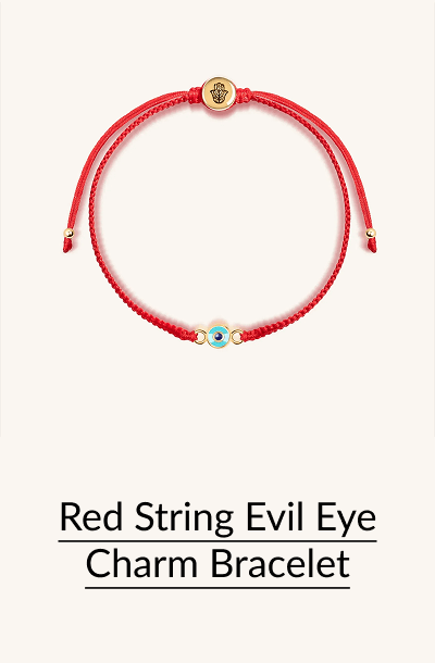 Red String Evil Eye Charm Bracelet