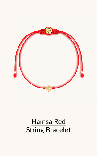 Hamsa Red String Bracelet