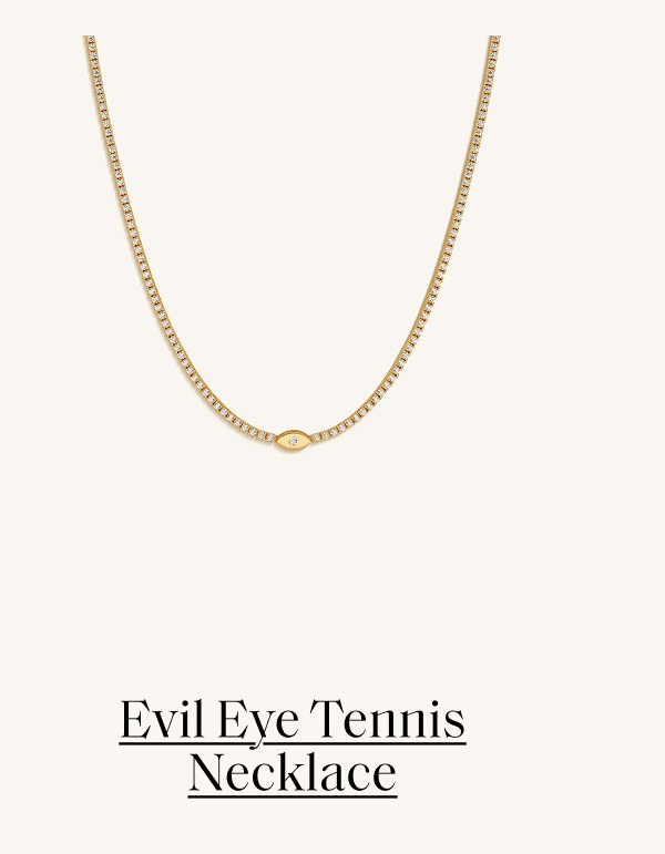 Evil Eve Tennis Necklace