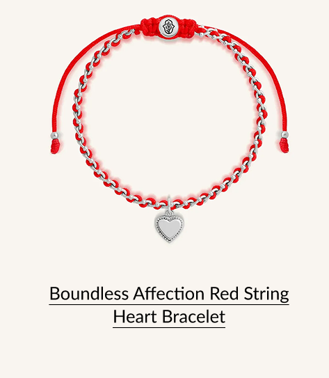 Boundless Affection Red String Heart Bracelet