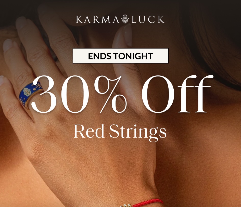 ENDS TONIGHT 30% Off Red Strings