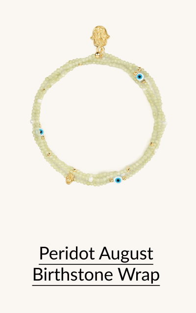 Peridot August Birthstone Wrap