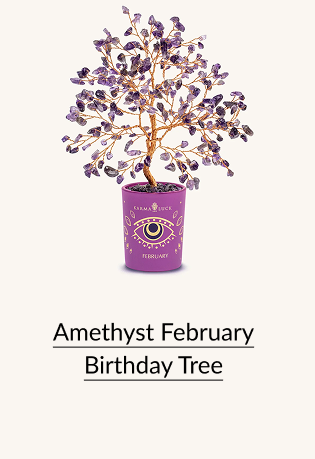 Amethyst February Birthday Tree