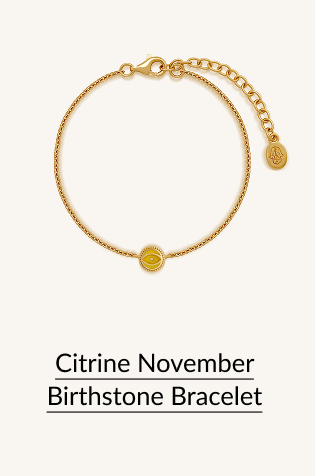 Citrine November Birthstone Bracelet