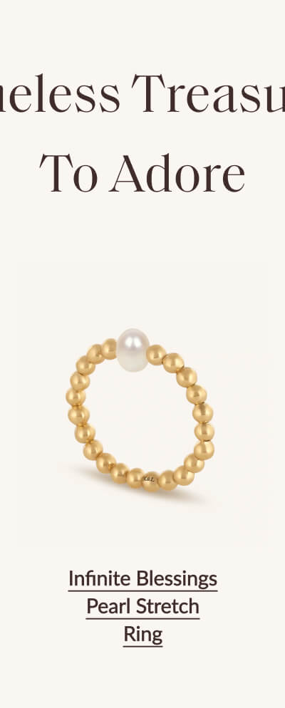 Timeless Treasures  To Adore - Shop Infinite Blessings Pearl Stretch Ring