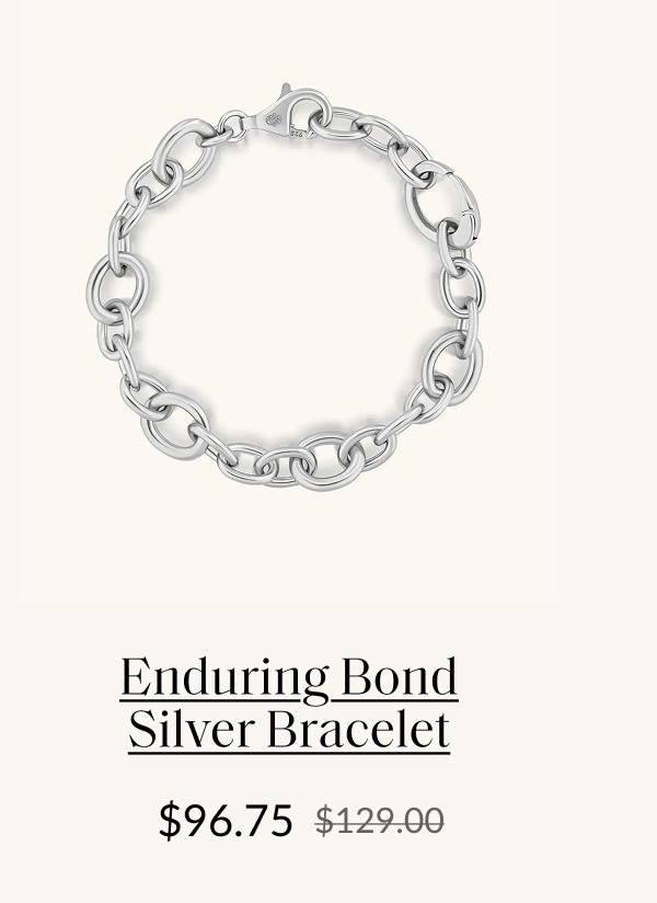 Enduring Bond Silver Bracelet $96.75