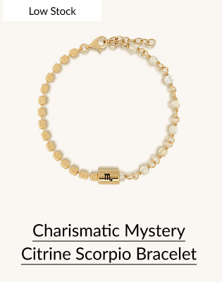 Charismatic Mystery Citrine Scorpio Bracelet