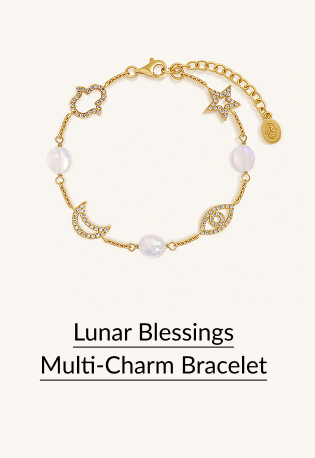 Lunar Blessings Multi-Charm Bracelet