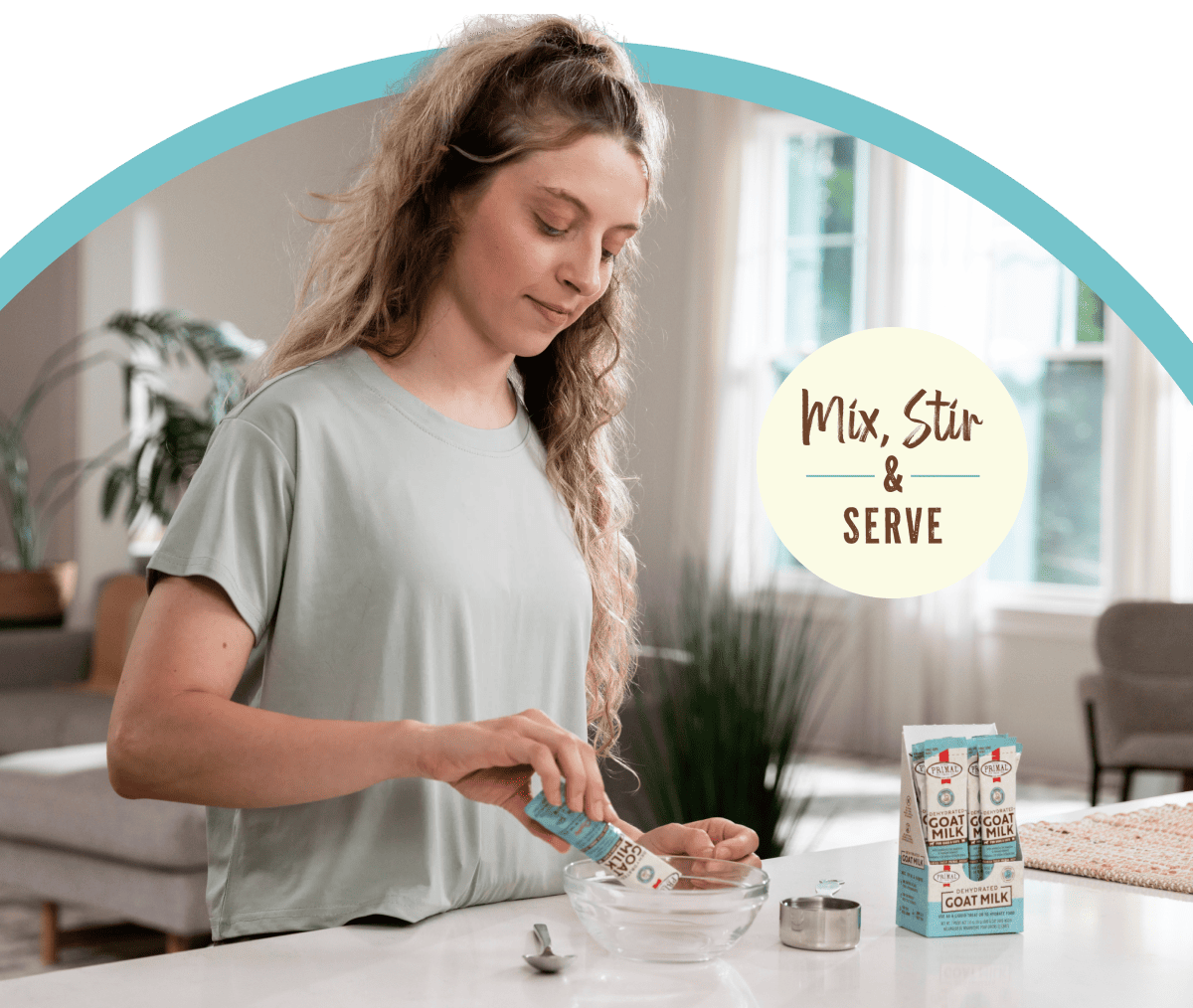 Mix stir and serve