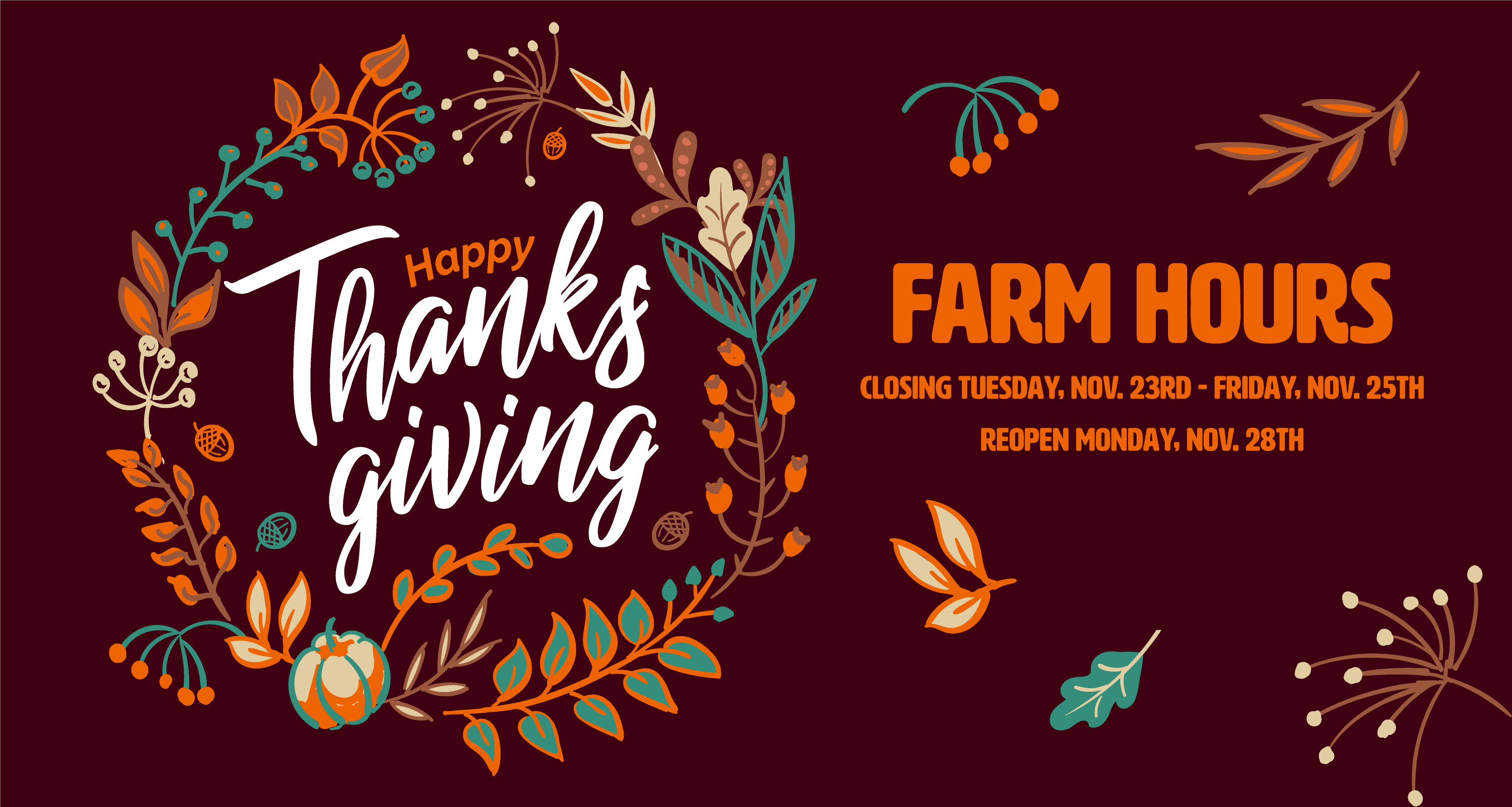 fluker-farms holiday hours banner