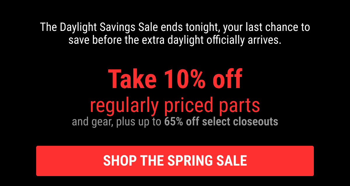 Final Call For The Spring Sale