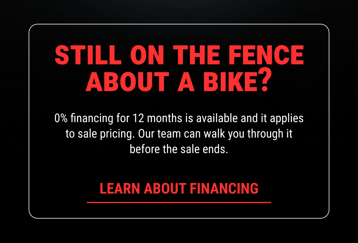 Still On The Fence About A Bike?
