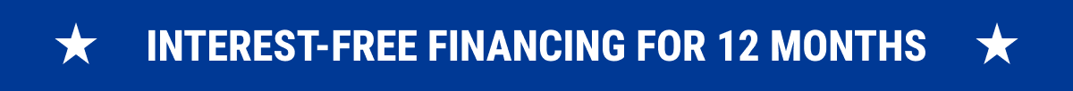 Interest-Free Financing For 12 Months