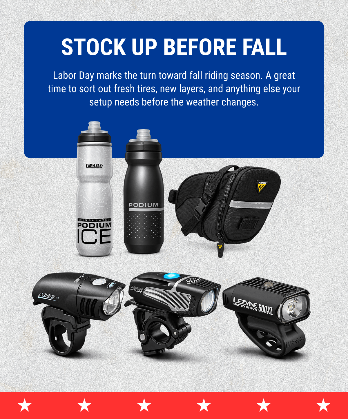 Stock Up Before Fall