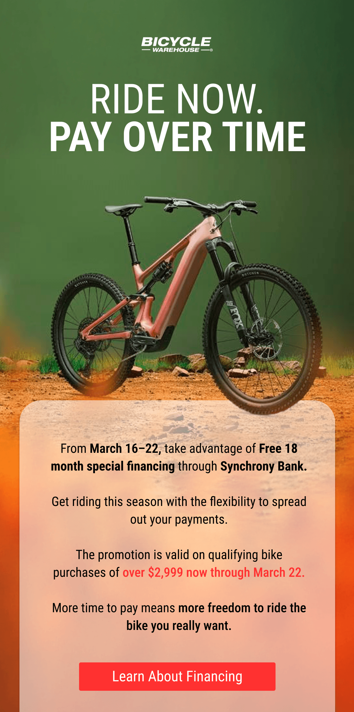 Ride Now. Pay Over Time