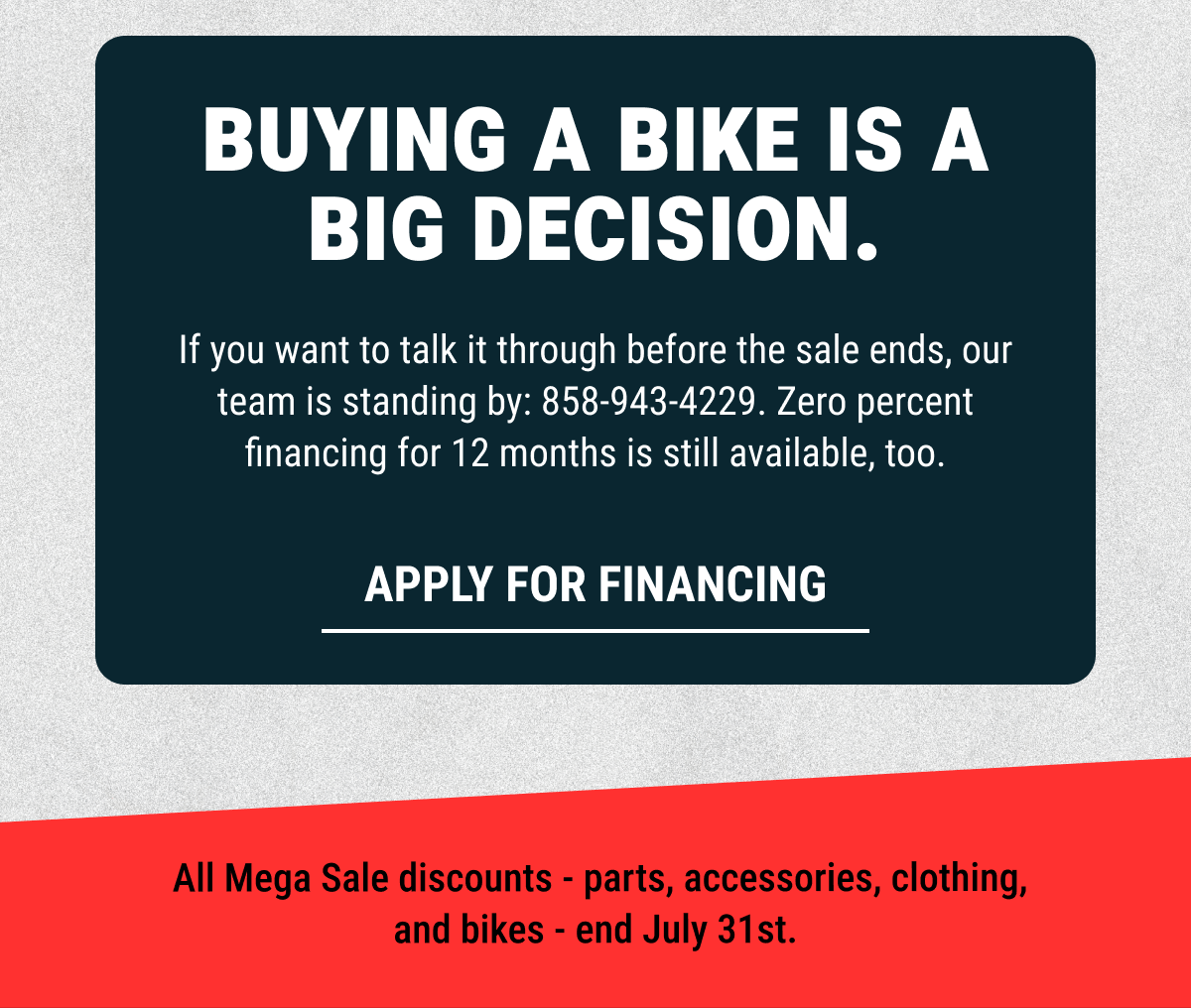 Buying A Bike Is A Big Decision
