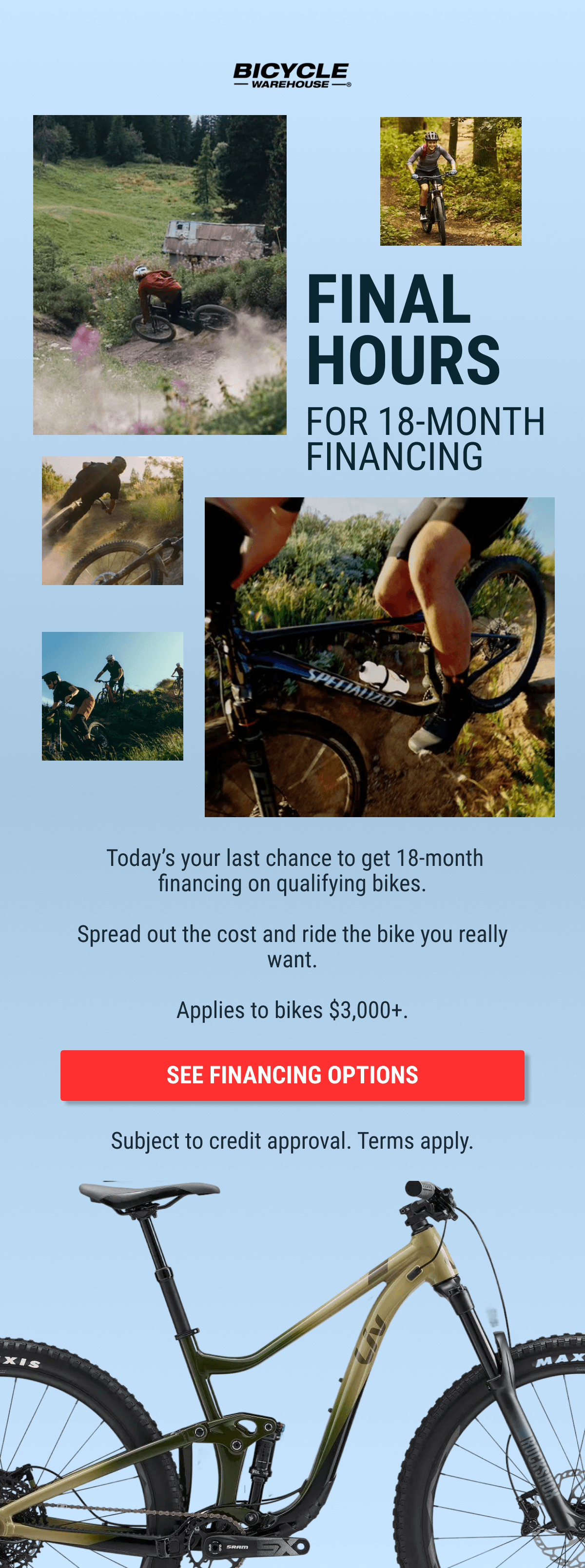 Final Hours For 18-Month Financing