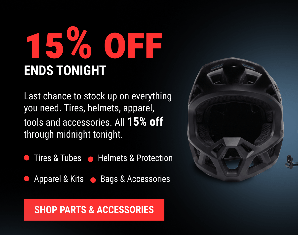 15% Off Ends Tonight