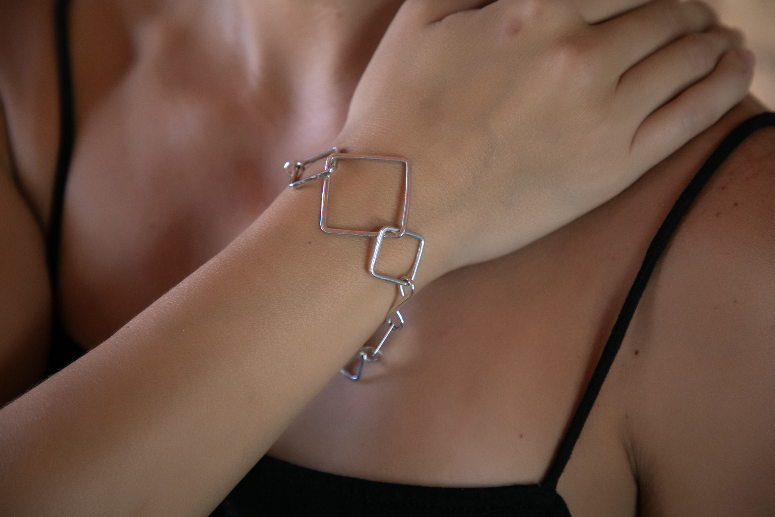 Squares by the foot Bracelet