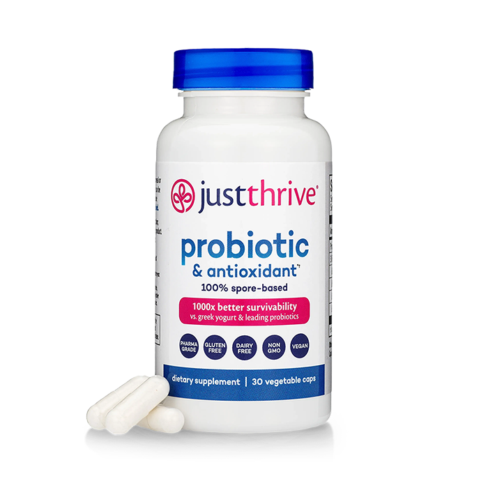Just Thrive Probiotic capsules, 30 ct bottle