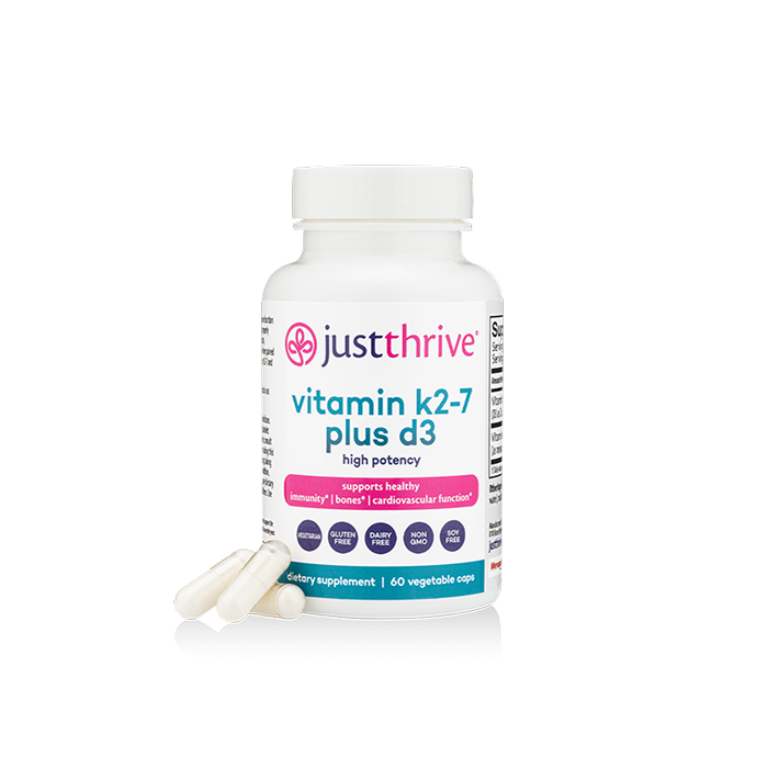 Just Thrive Vitamin K2-7 Plus D3 bottle image