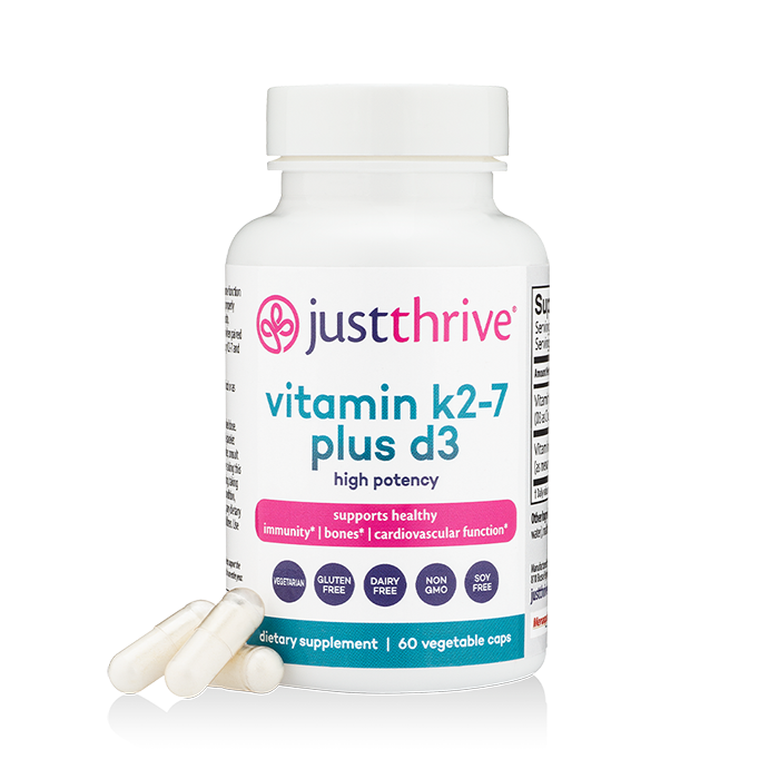 Just Thrive Vitamin K2-7 Plus D3