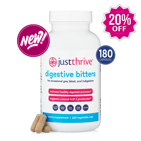 Just Thrive Digestive Bitters 180 ct bottle