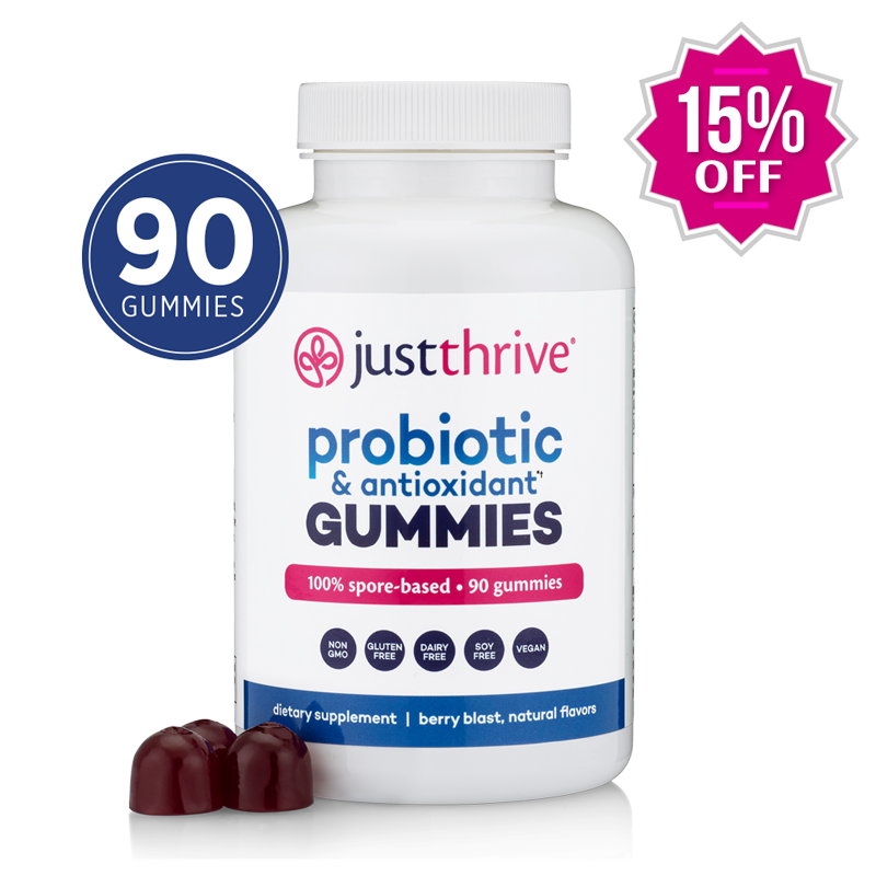 Just Thrive Probiotic Gummies 90 ct