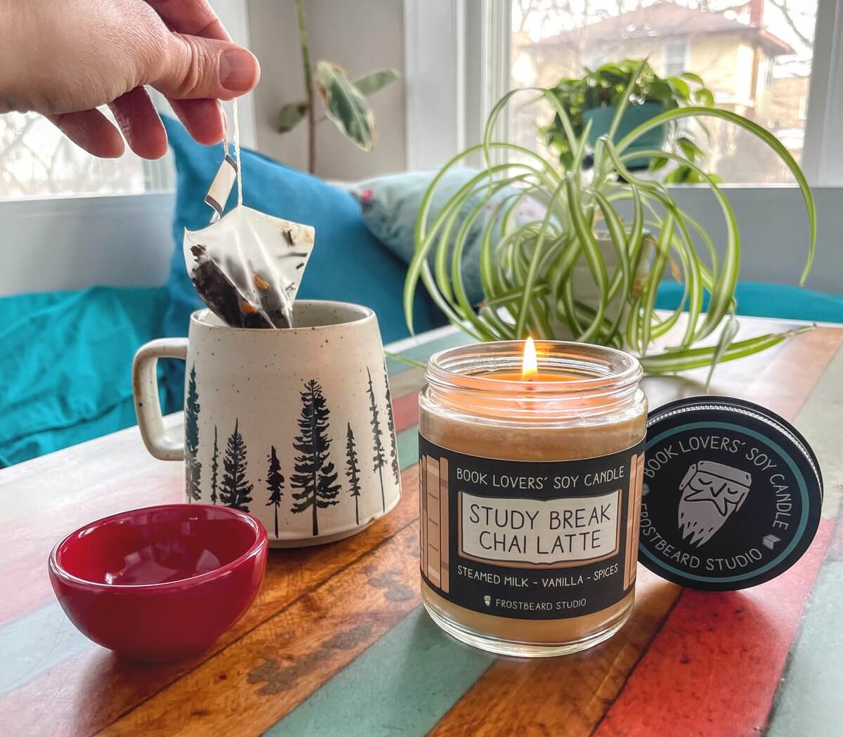 Study Break Chai Latte soy candle