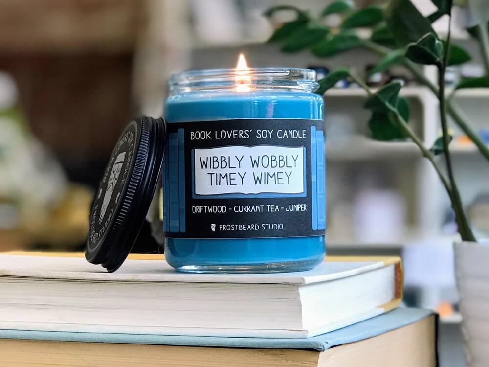 Wibbly Wobbly Timey Wimey candle