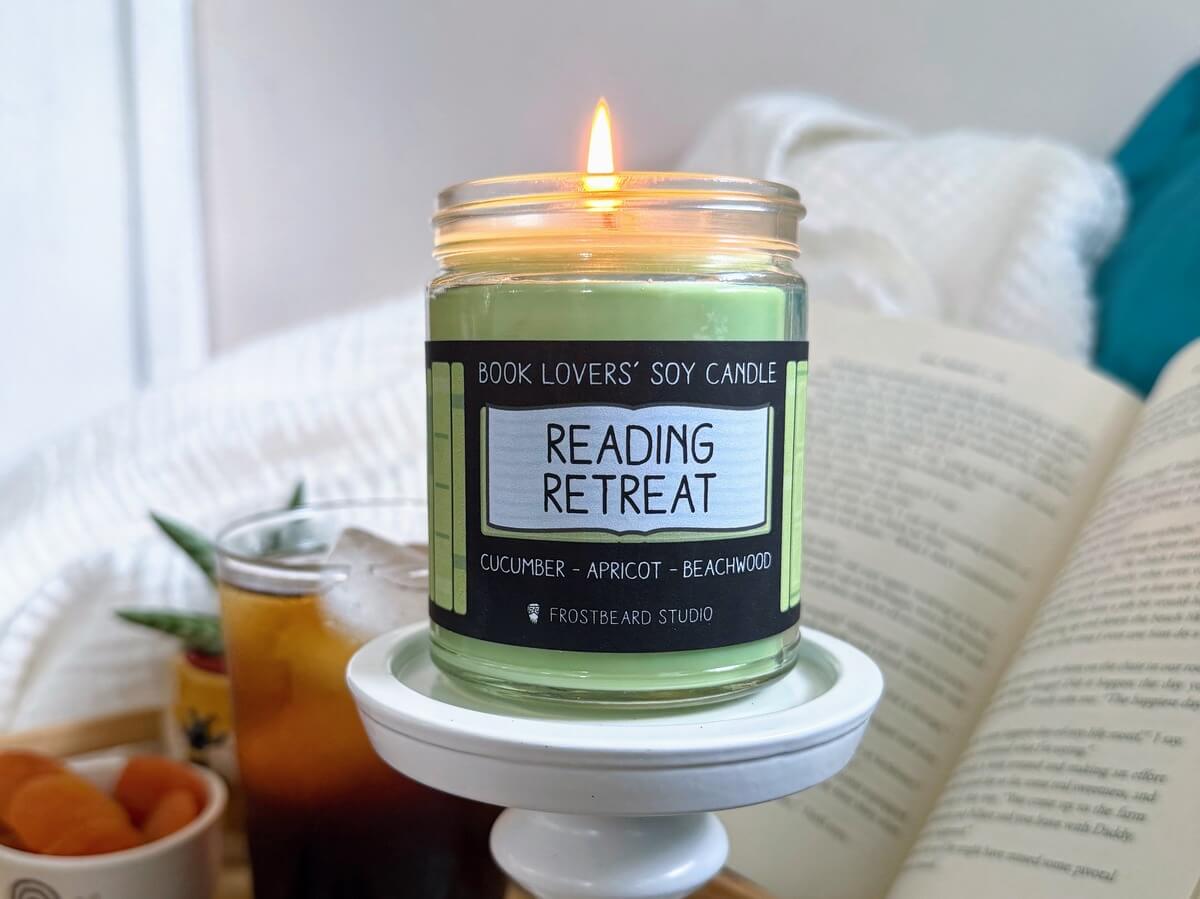 Reading Retreat soy candle