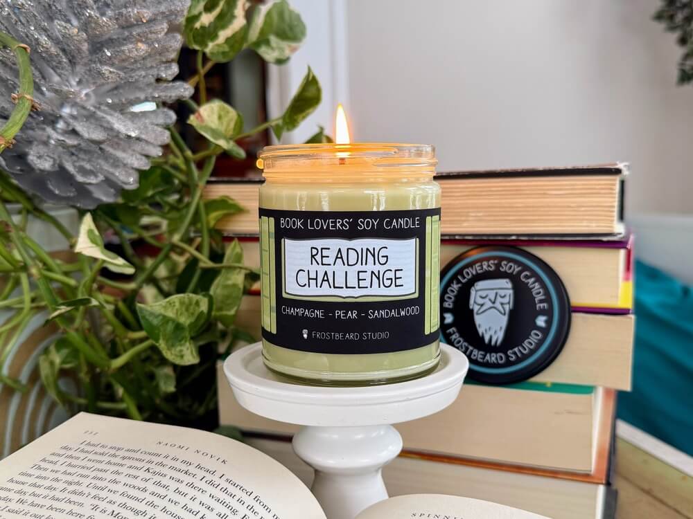 Reading Challenge candle
