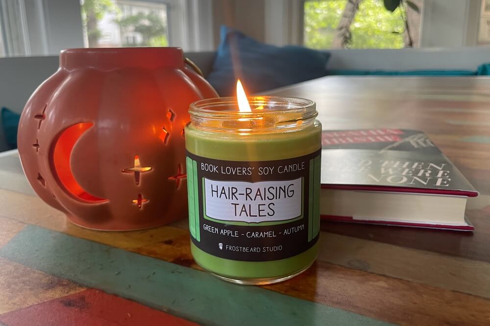 Hair-Raising Tales candle